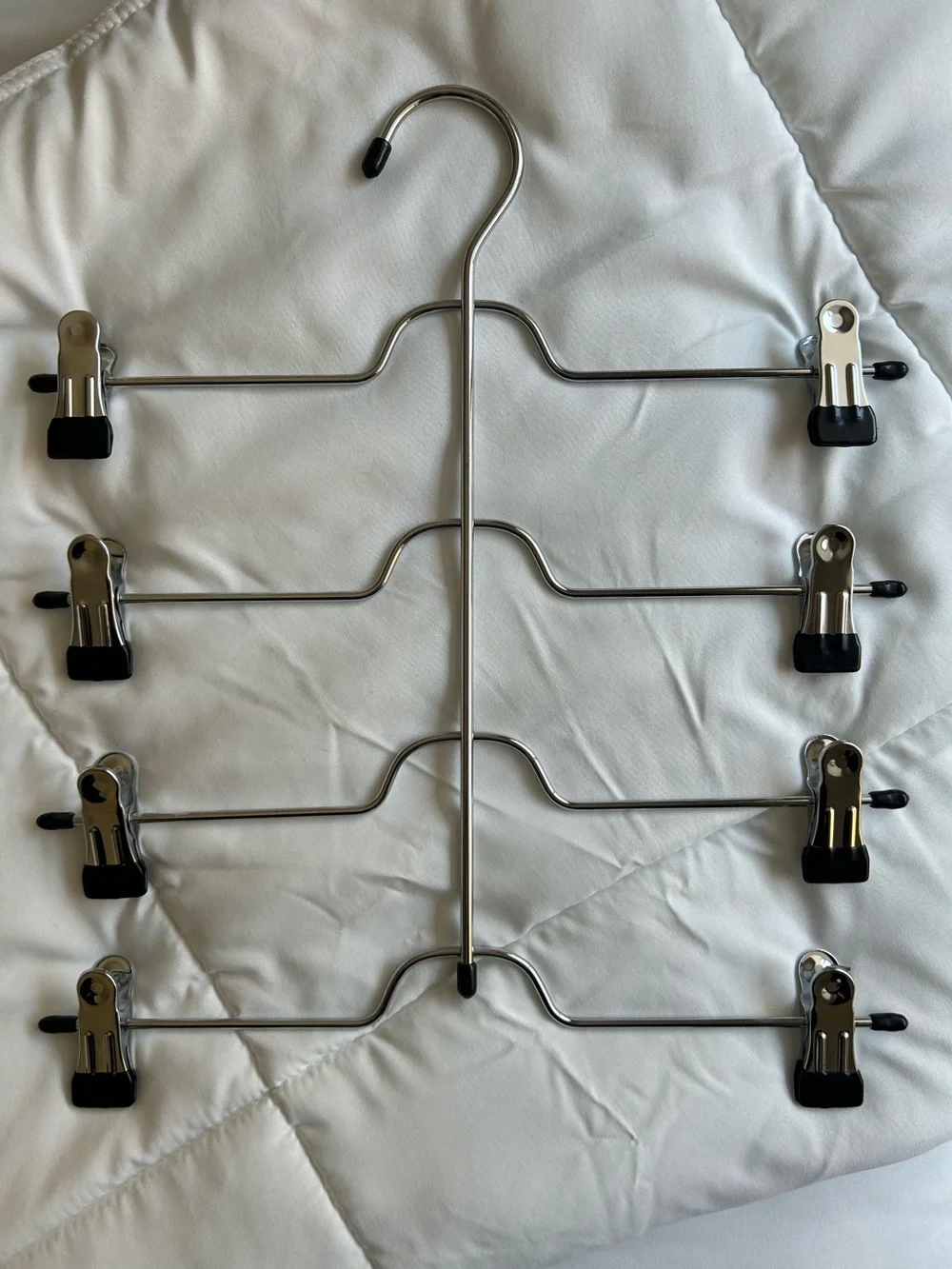 Multi-tier Space Saving Pant Hangers - set of 7
